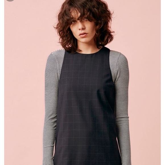 UO Lucca Couture Windowpane Racerback Dress - Picture 4 of 6